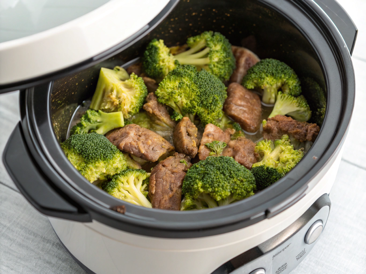 agneau au brocoli au cookeo