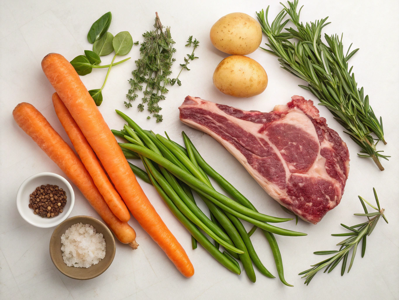 agneau aux legumes au cookeo - liste des ingrédients