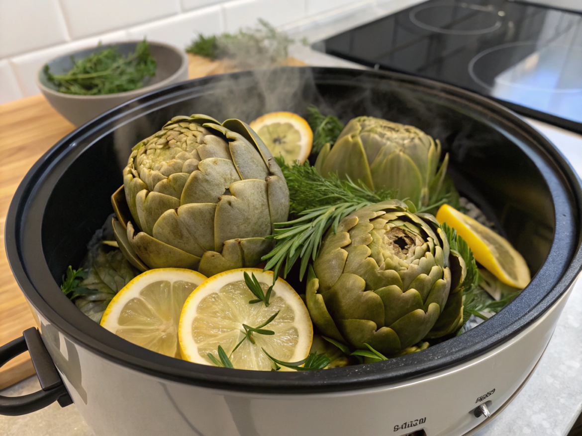 artichauts vapeur au cookeo