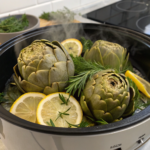 artichauts vapeur au cookeo