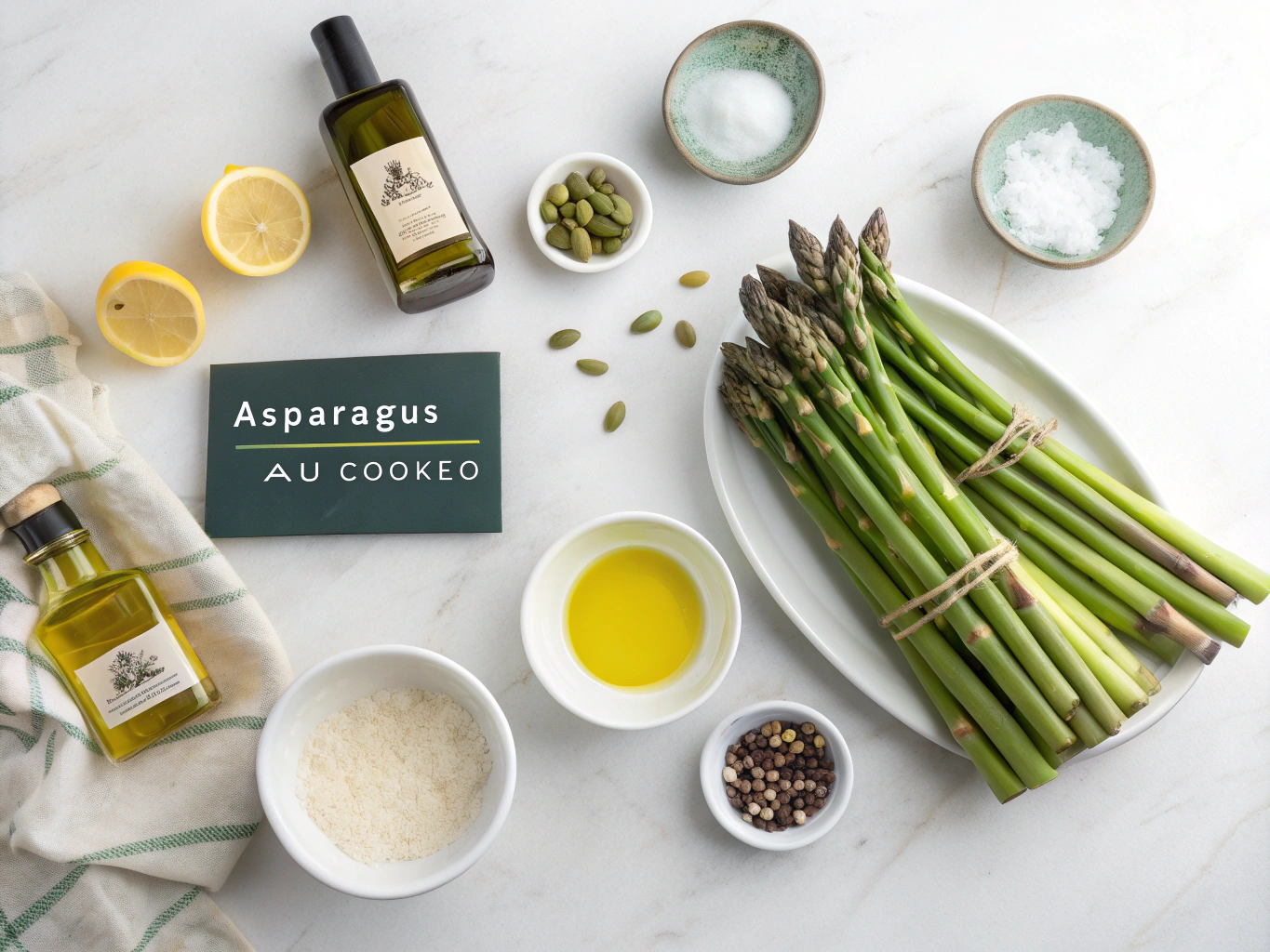 asperges au cookeo - liste des ingrédients
