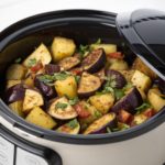 aubergines aux pommes de terre au cookeo