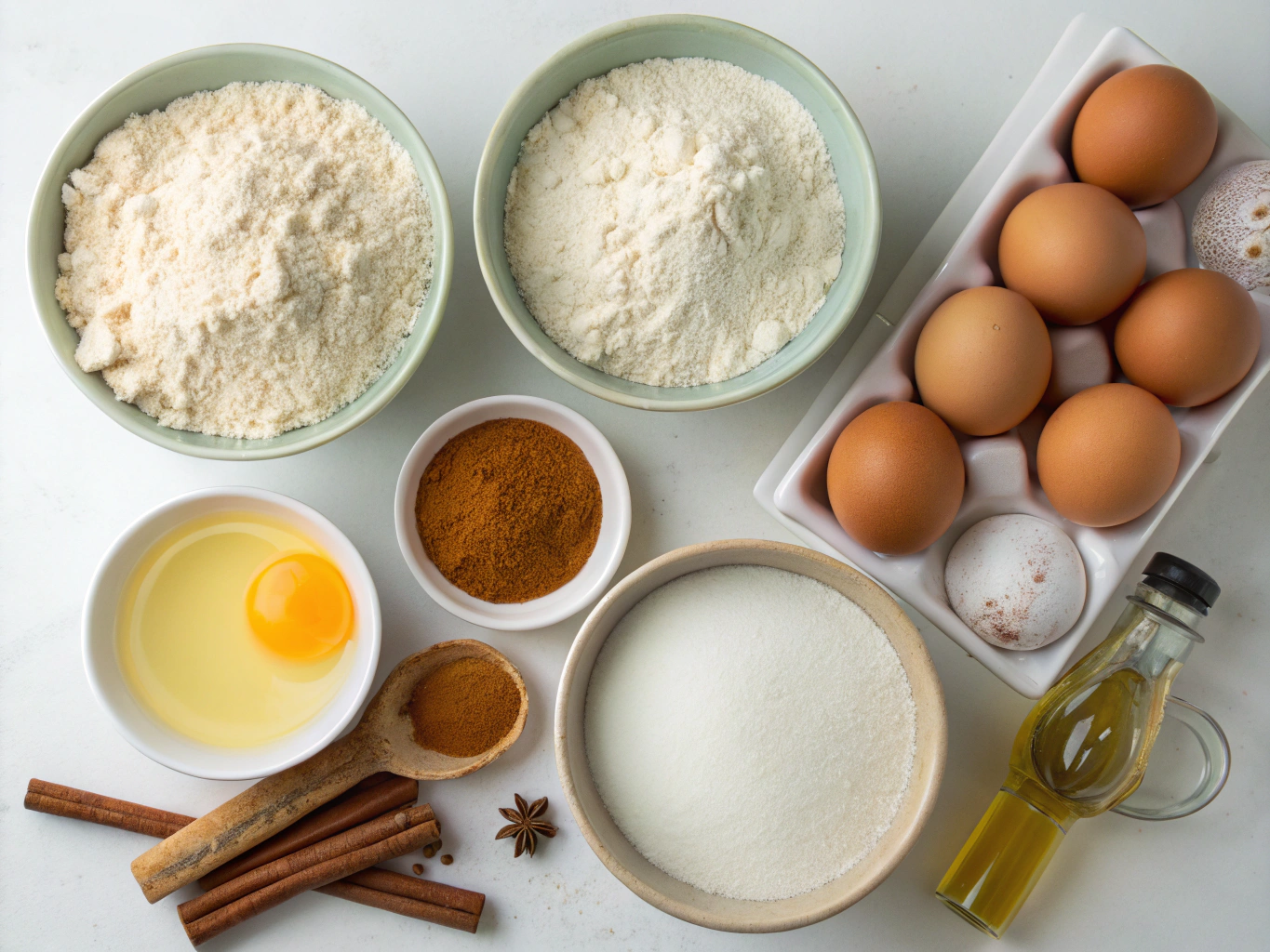 beignets a la cannelle au cookeo - liste des ingrédients