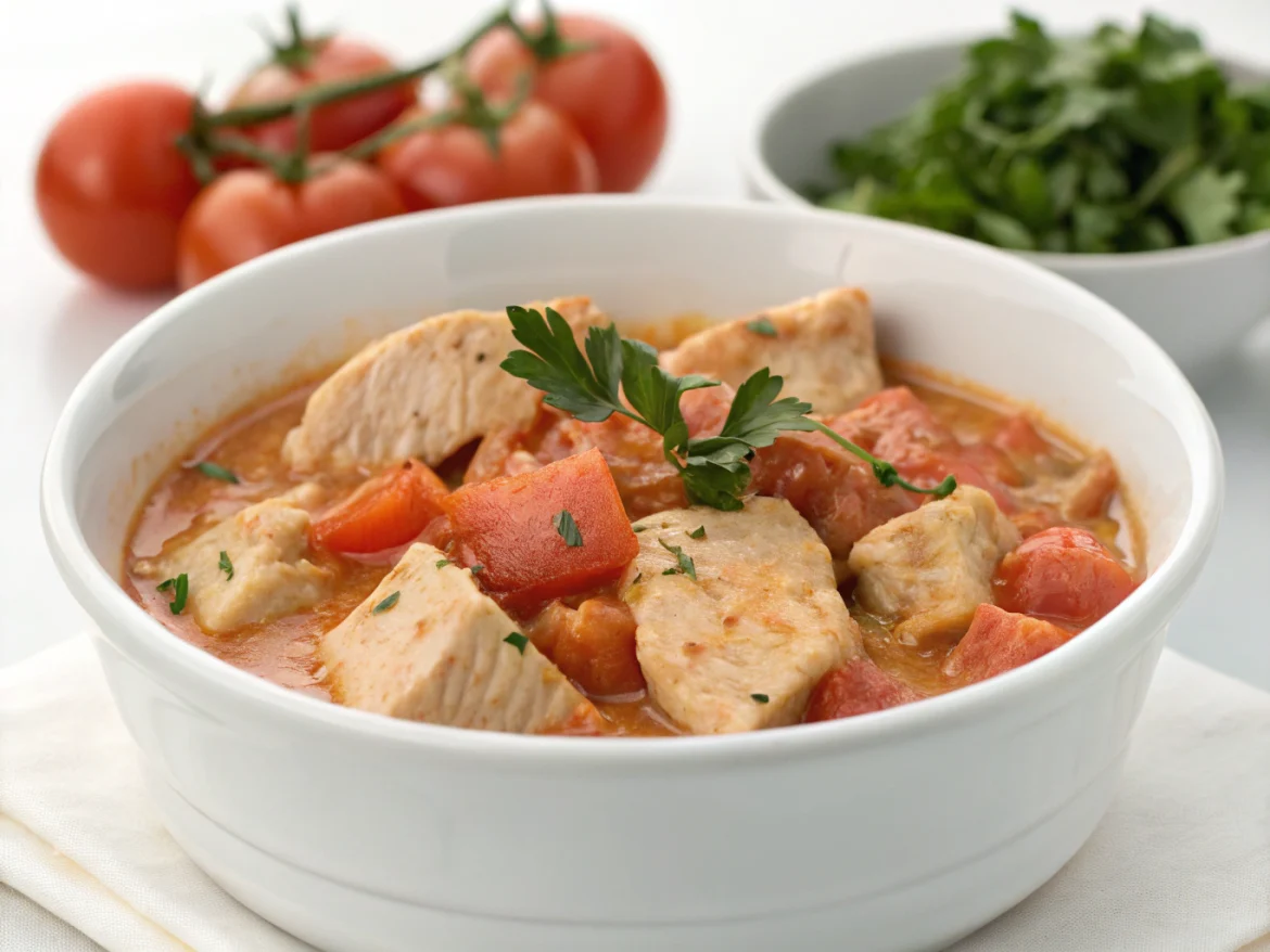blanquette de dinde a la tomate au cookeo