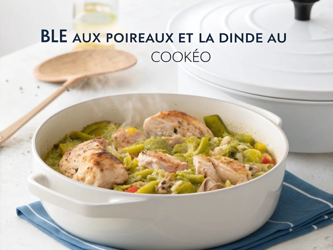 ble aux poireaux et a la dinde au cookeo