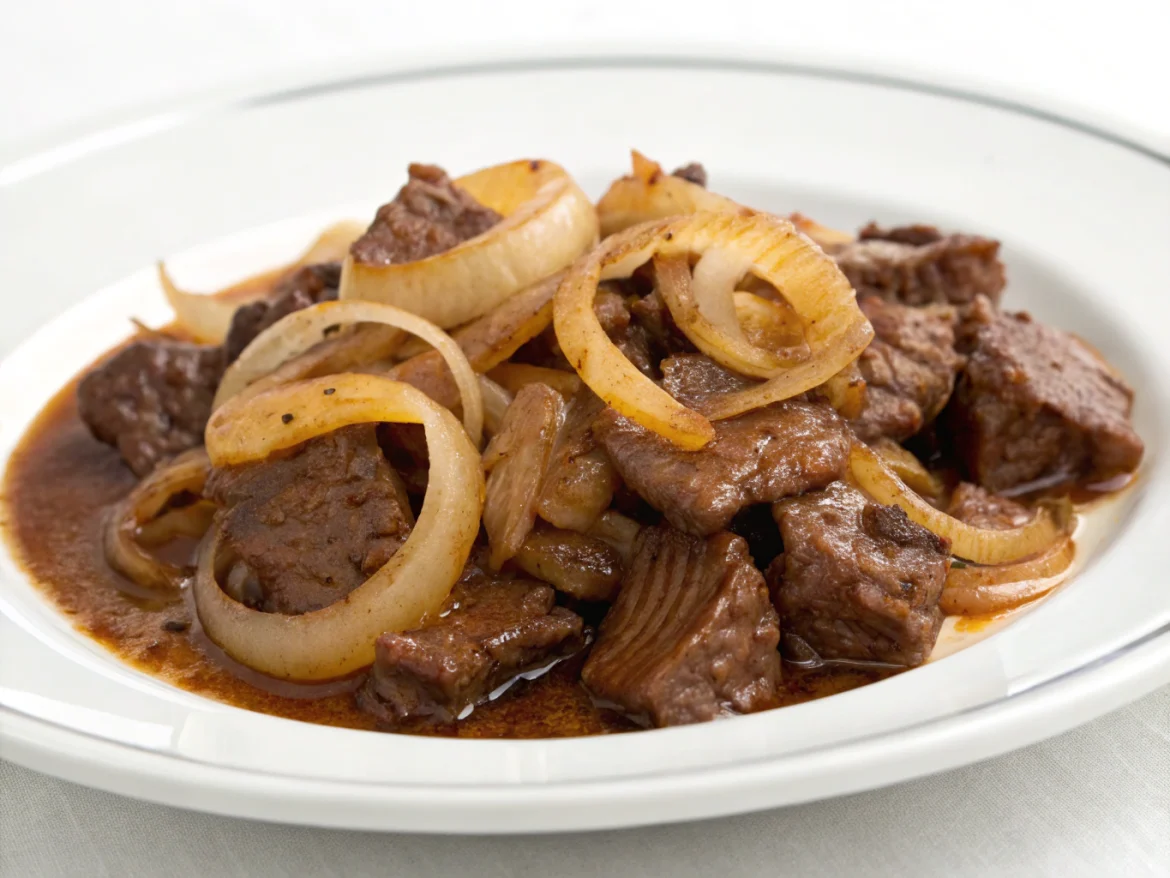 boeuf aux oignons au cookeo