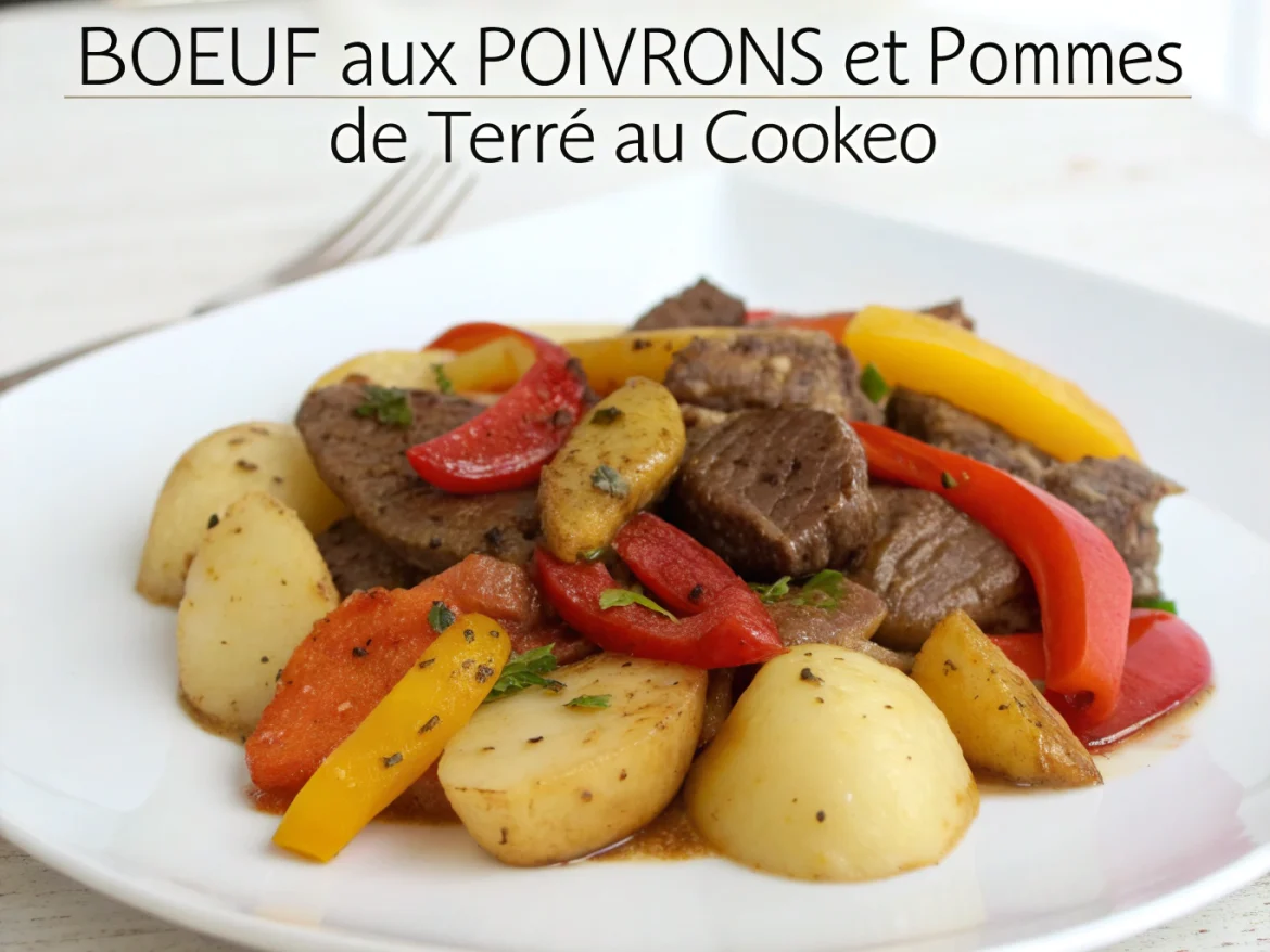boeuf aux poivrons et pommes de terre au cookeo