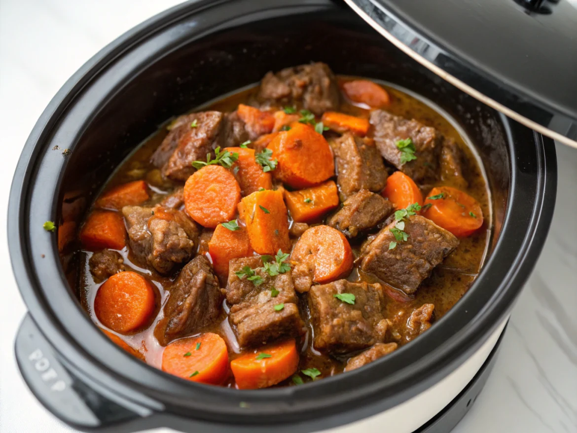boeuf braise aux carottes au cookeo