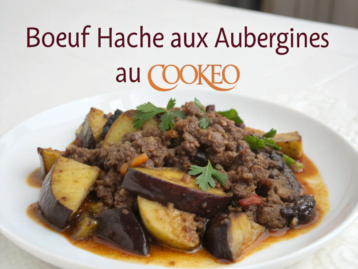boeuf hache aux aubergines au cookeo