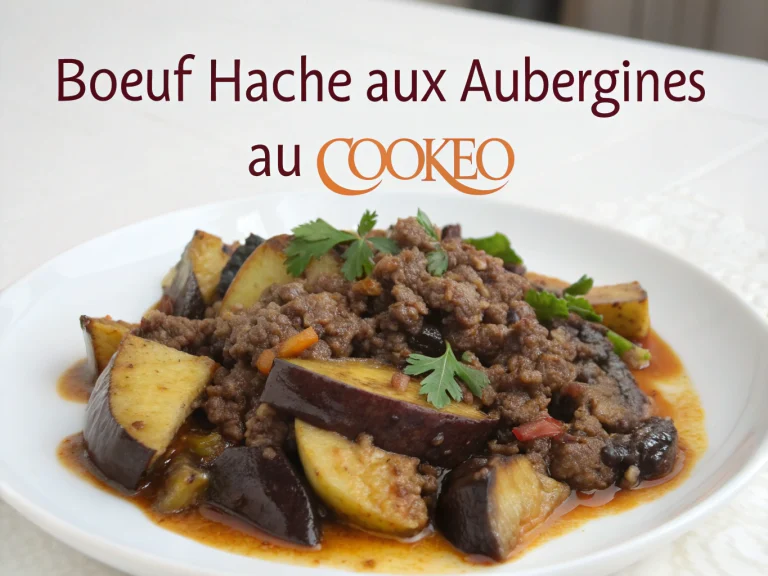 boeuf hache aux aubergines au cookeo