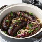 boudin noir aux oignons au cookeo