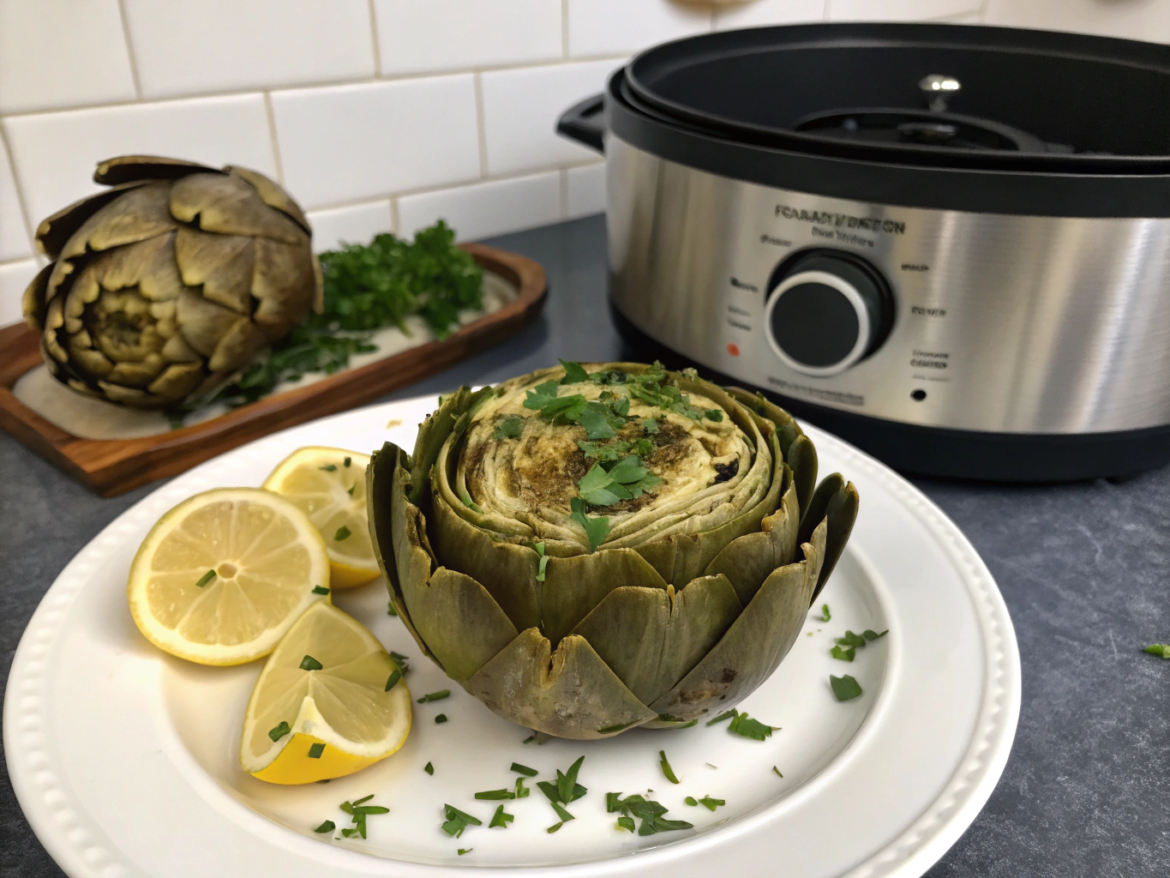 cuisson artichaut cookeo
