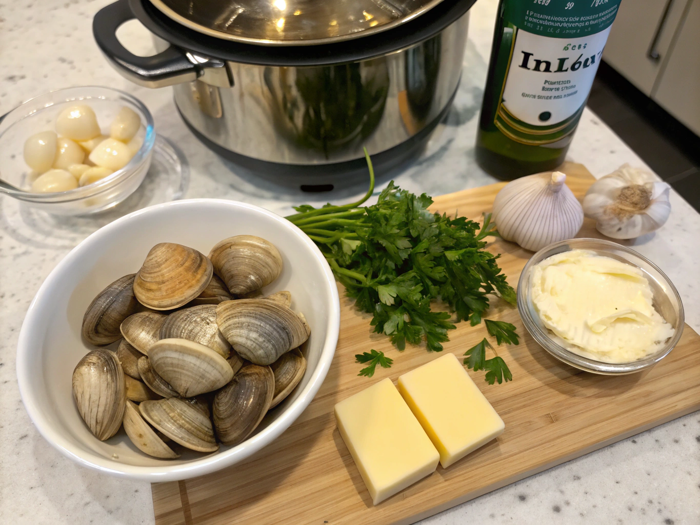 cuisson des bulots au cookeo - liste des ingrédients