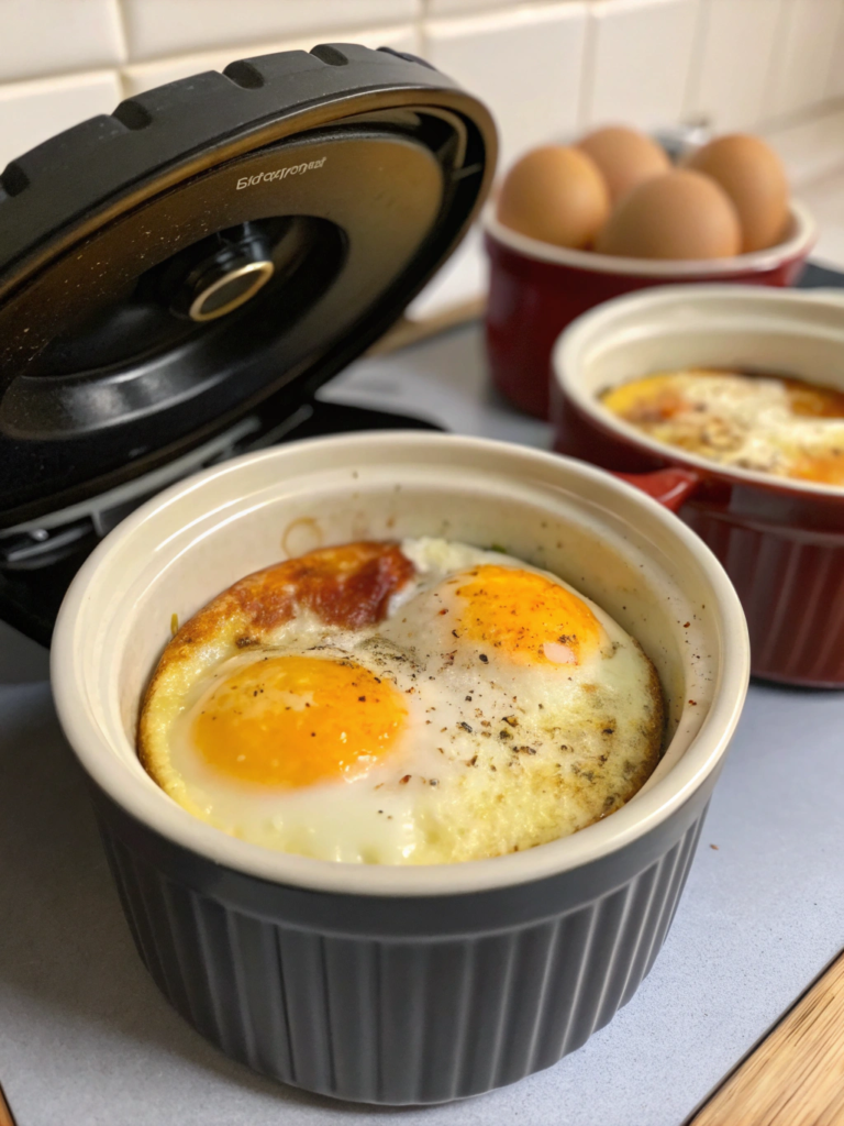 œufs cocotte cookeo