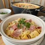 pâtes jambon fromage cookeo