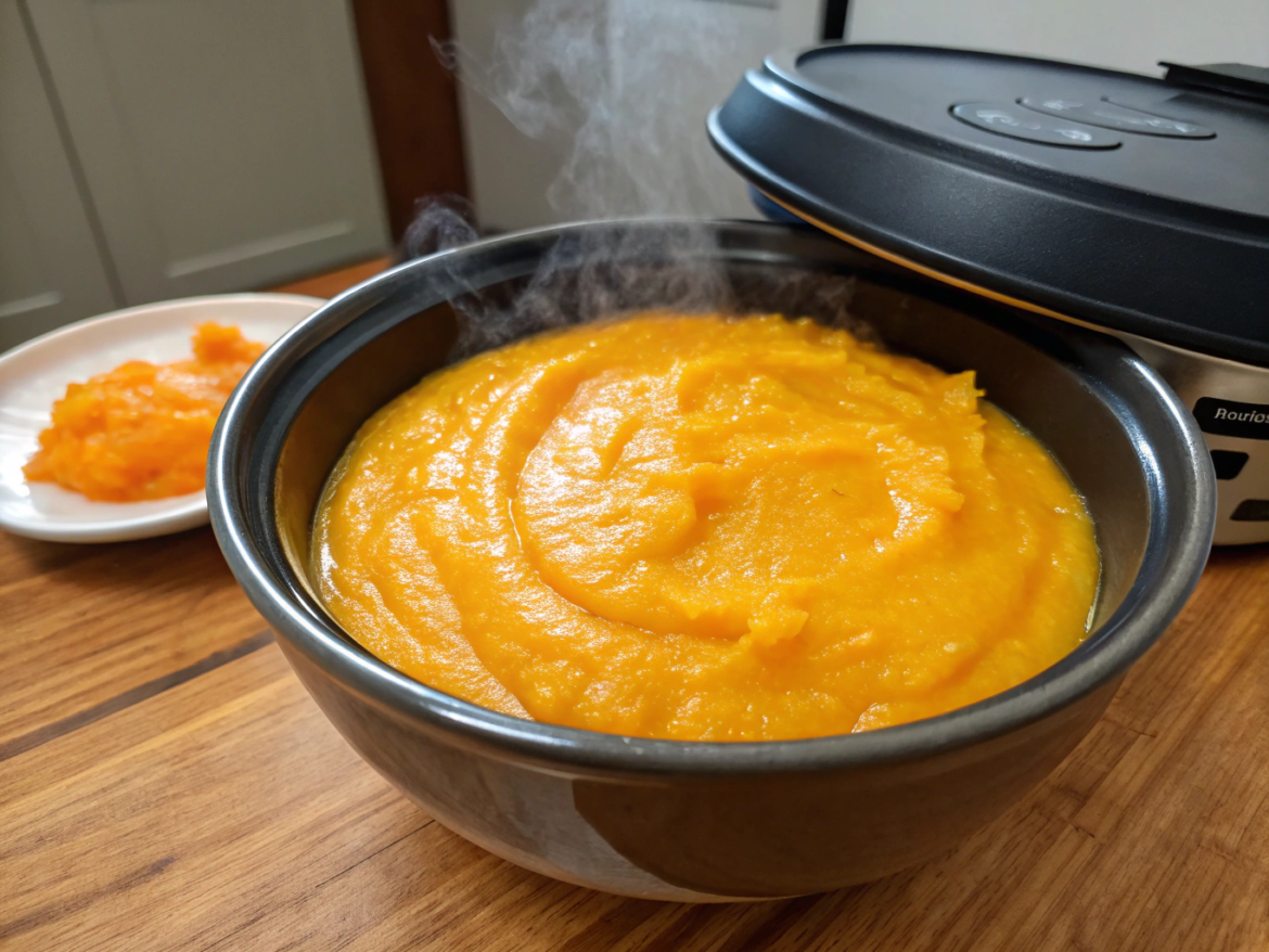 purée de potiron au cookeo