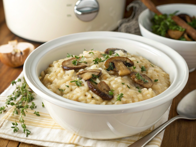 risotto champignons au cookeo