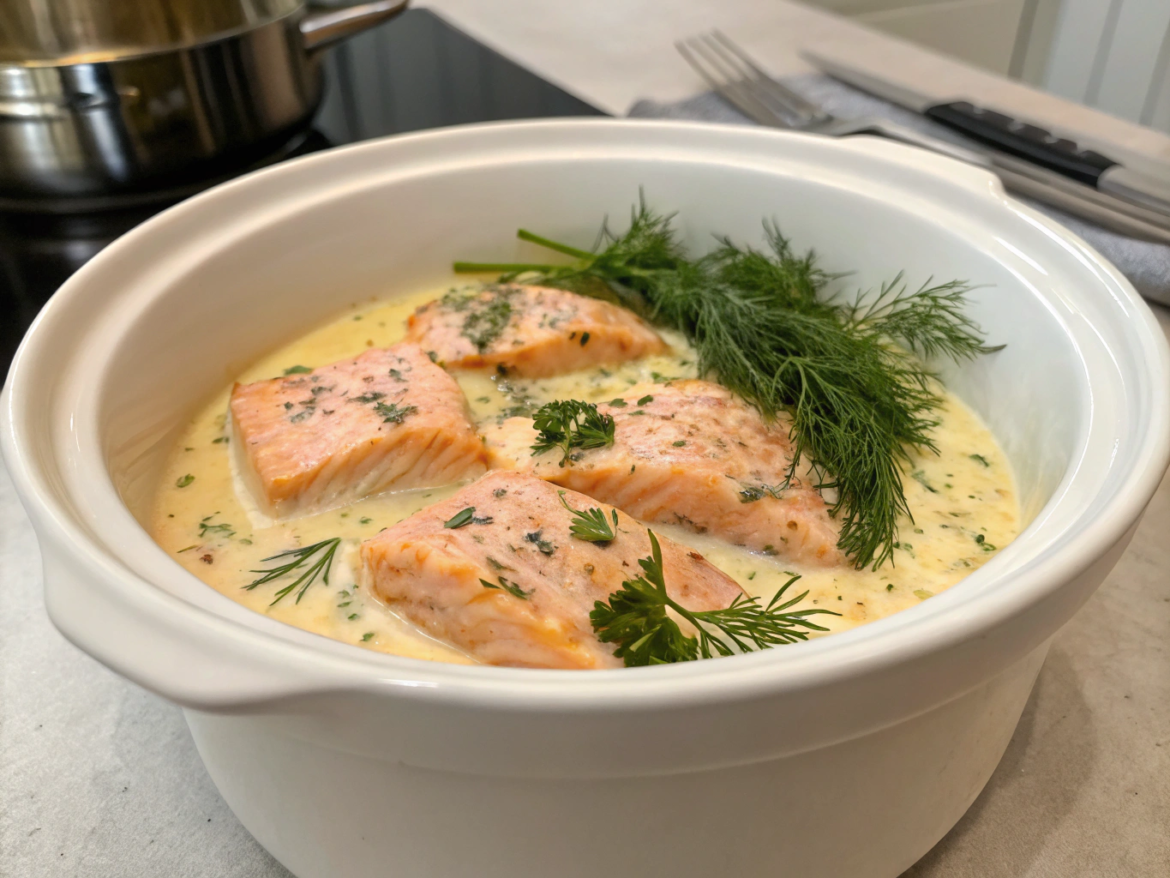 saumon crème au cookeo