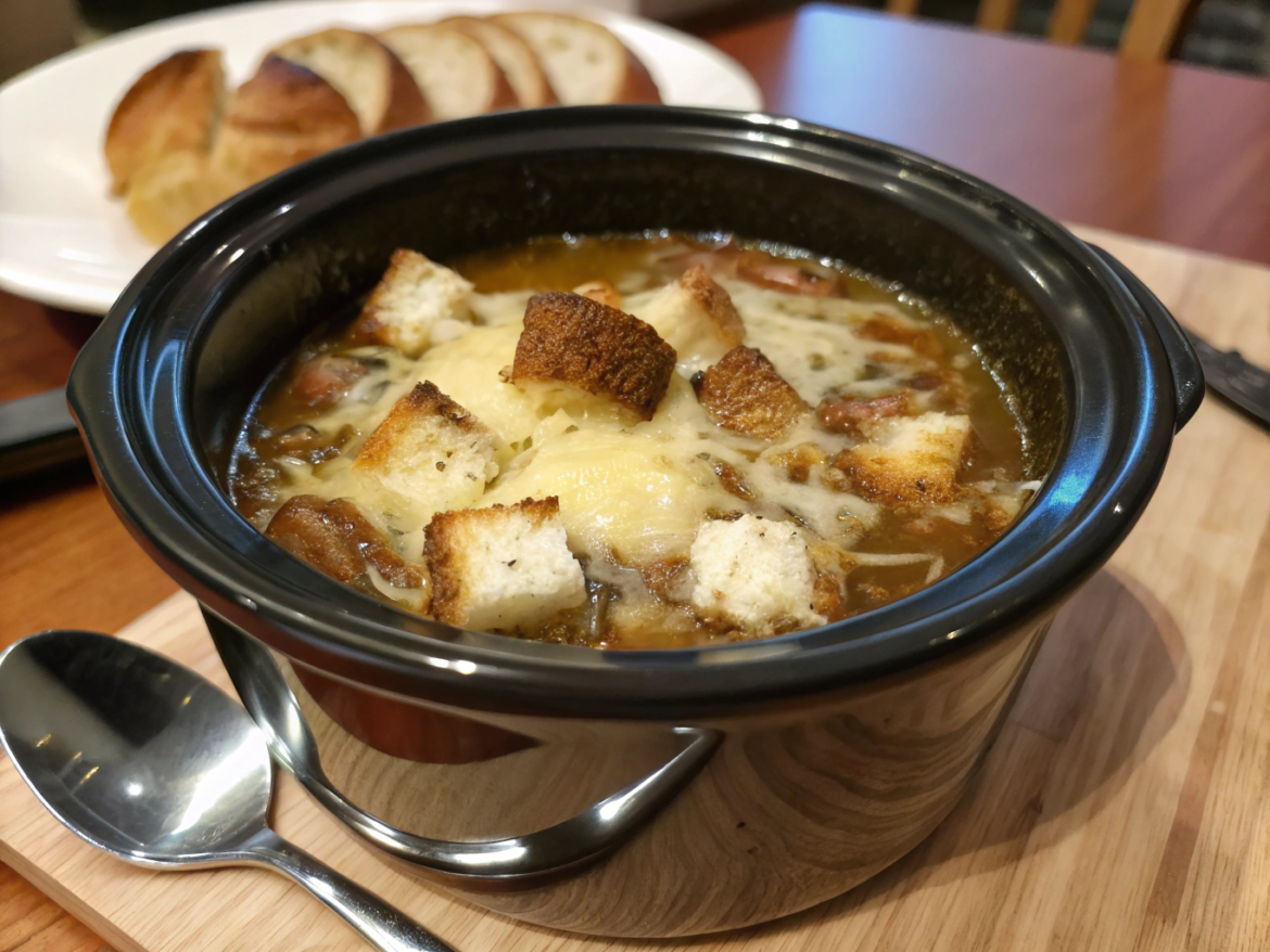 soupe à l'oignon au cookeo