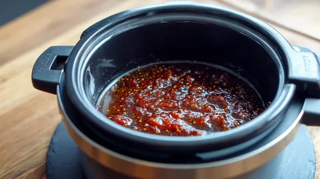 Cuisson de la confiture de figues au Cookeo