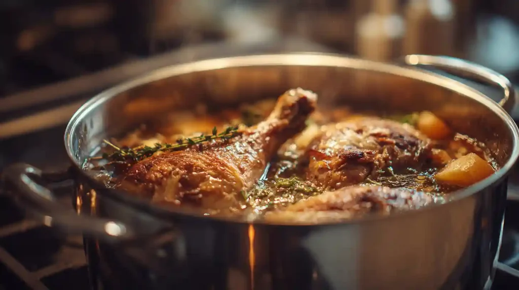 Cuisson des cuisses de canard dans le Cookeo