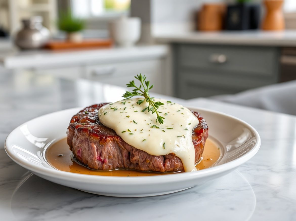 Filet mignon au Boursin en Cookeo, tendre et savoureux