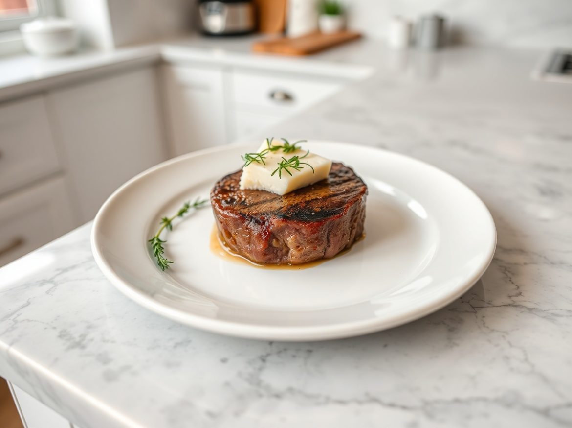 Filet mignon au Maroilles en Cookeo, savoureux et fondant.
