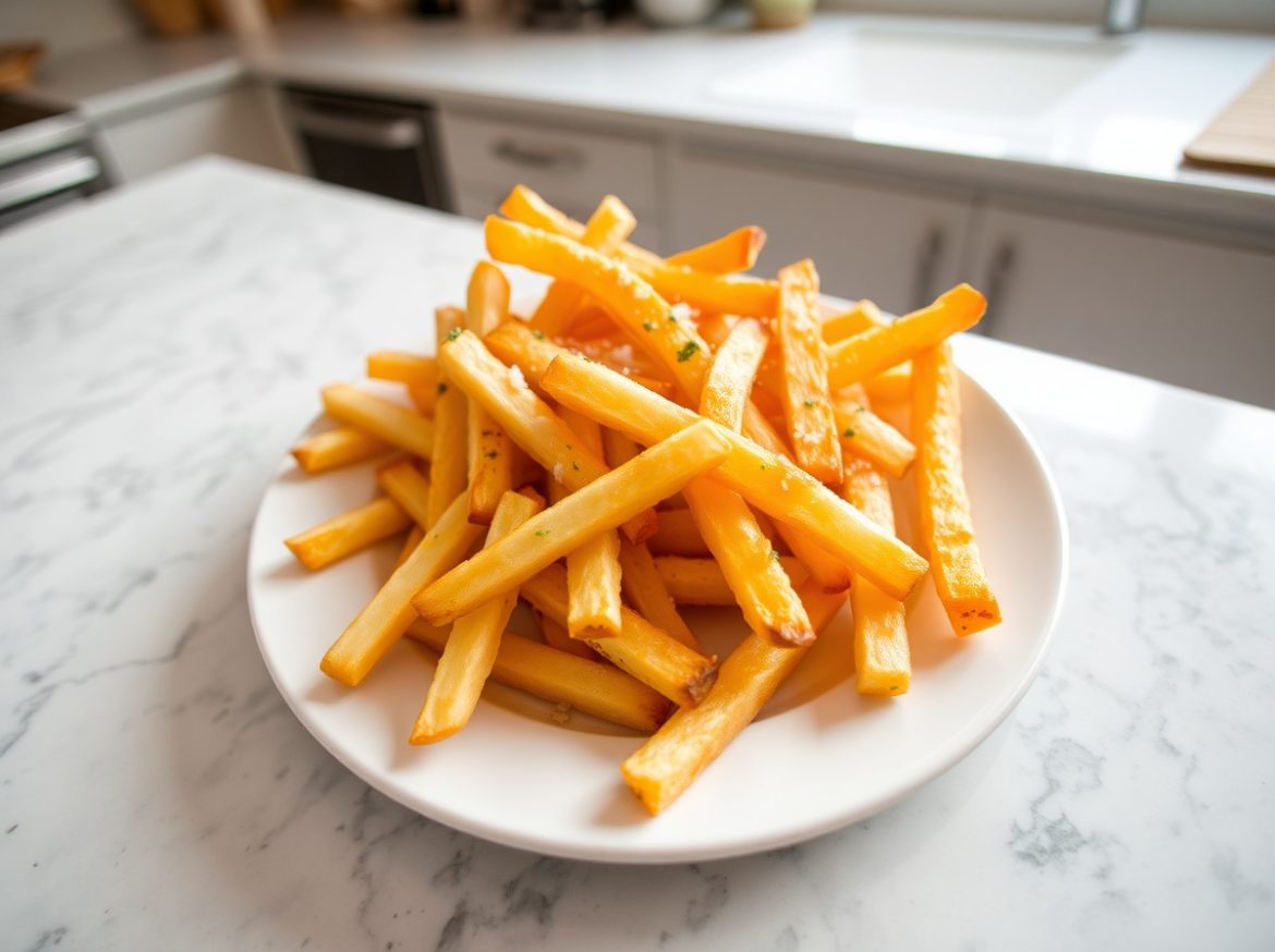 Frites croustillantes au Cookeo, idéales pour accompagner tous vos plats.