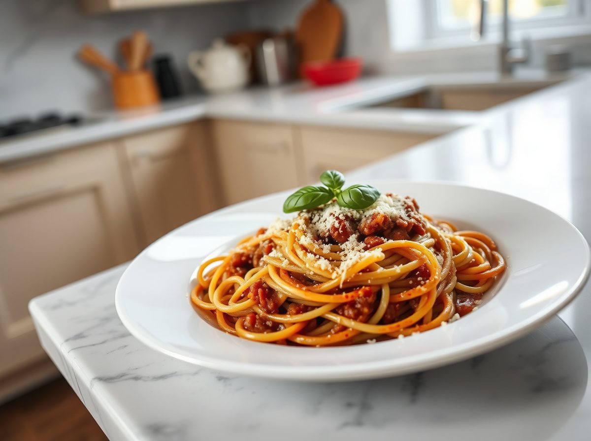 Spaghetti Bolognaise Au Cookeo - liste des ingrédients