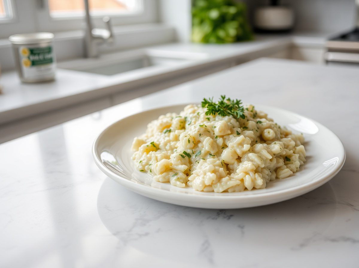 Risotto Poireaux Au Cookeo - liste des ingrédients