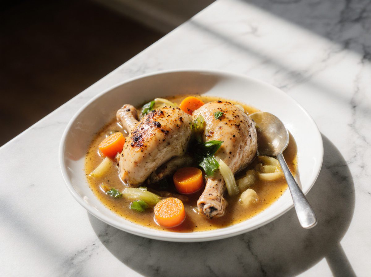 Poule au pot au Cookeo - liste des ingrédients