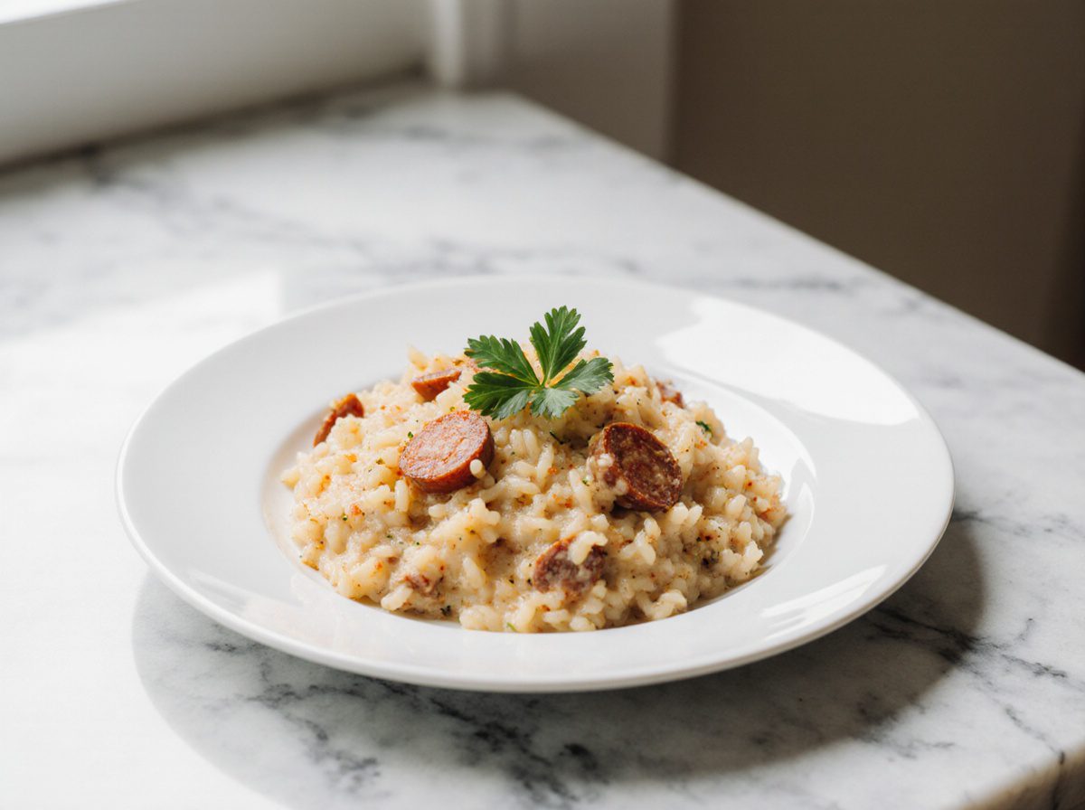 Risotto chorizo au Cookeo - liste des ingrédients