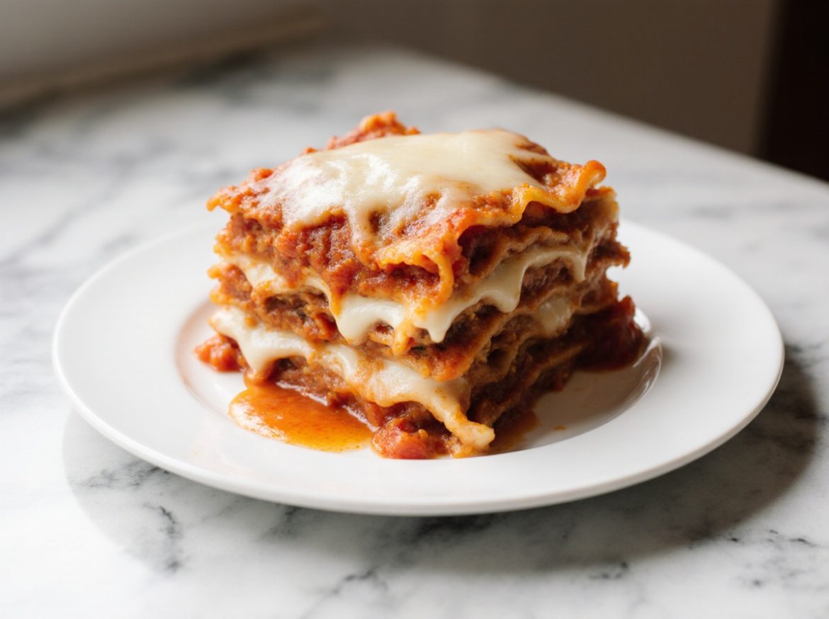 Lasagne au Cookeo, savoureuse et réconfortante.