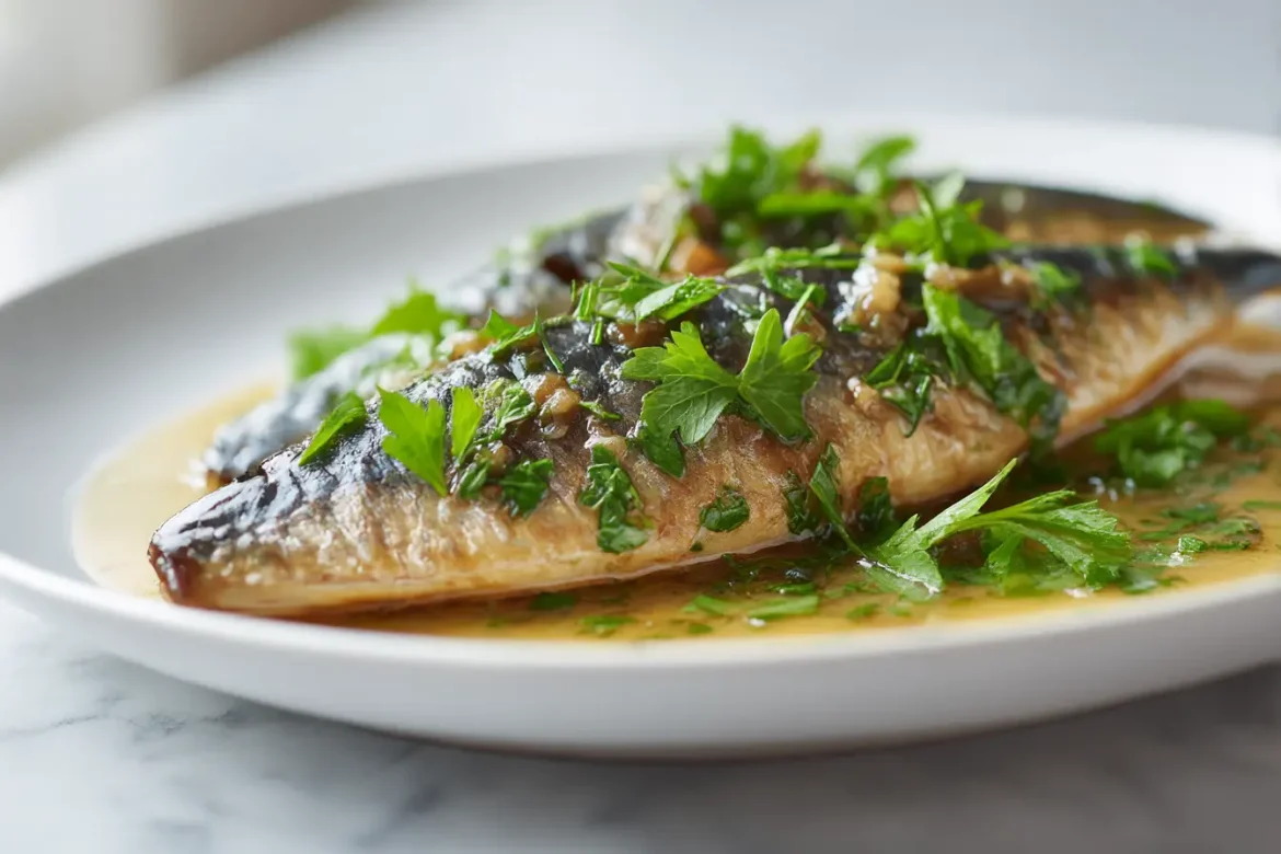 Maquereaux au vin blanc au Cookeo, avec une sauce délicieuse et savoureuse