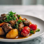 Navarin d'agneau au Cookeo, mijoté avec des légumes frais