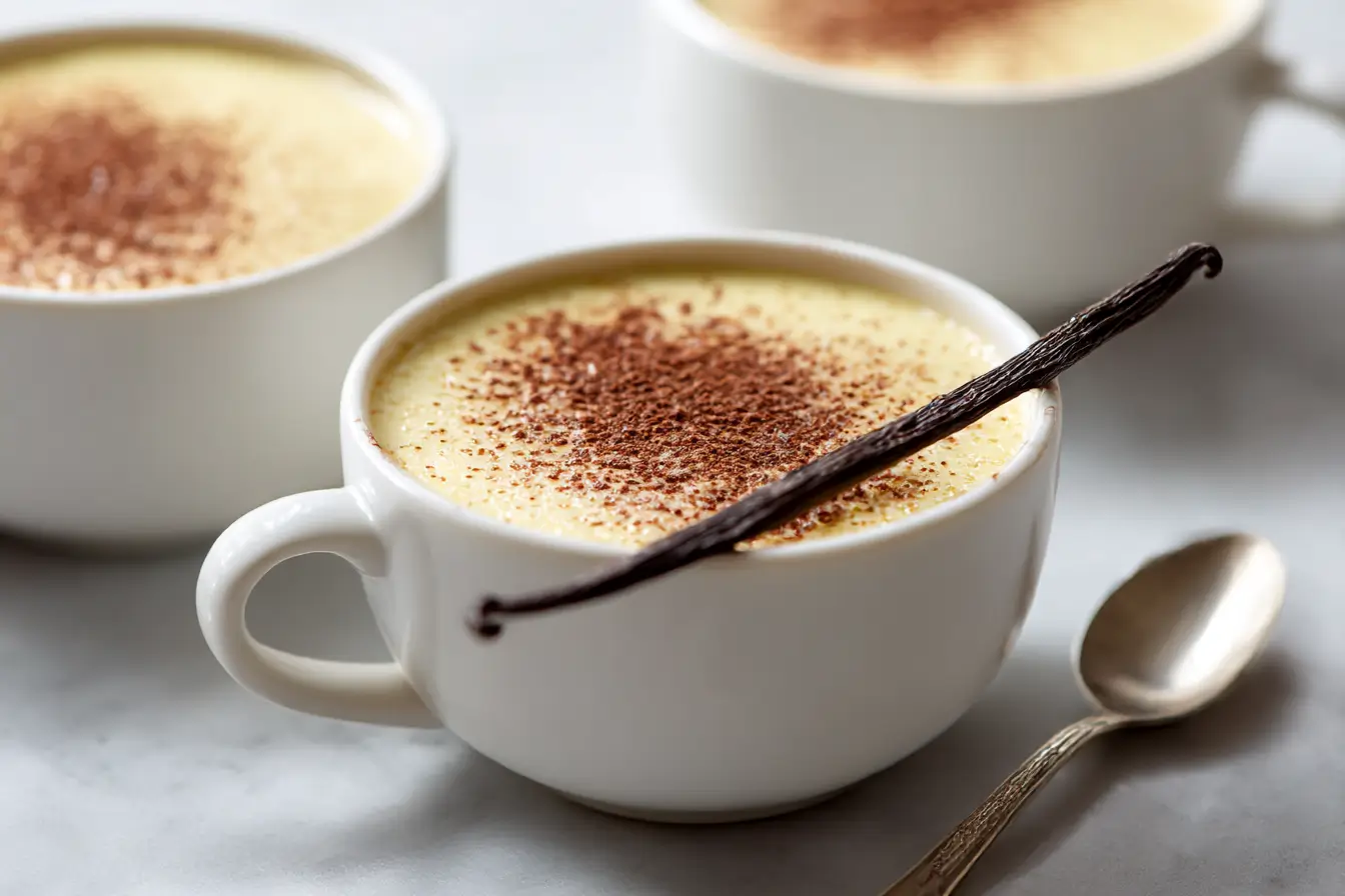 Petits pots de crème vanille au Cookeo - liste des ingrédients