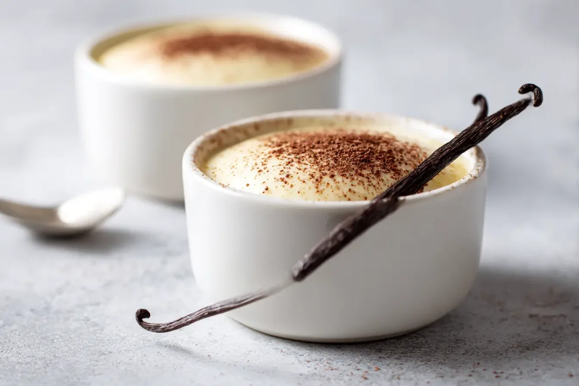 Délicieux petits pots de crème vanille au Cookeo, crémeux et savoureux