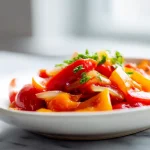 Piperade basquaise au Cookeo, colorée et savoureuse