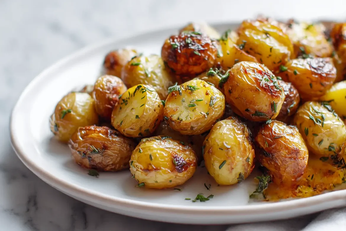 Délicieuses pommes de terre grenaille au Cookeo, tendres et savoureuses.