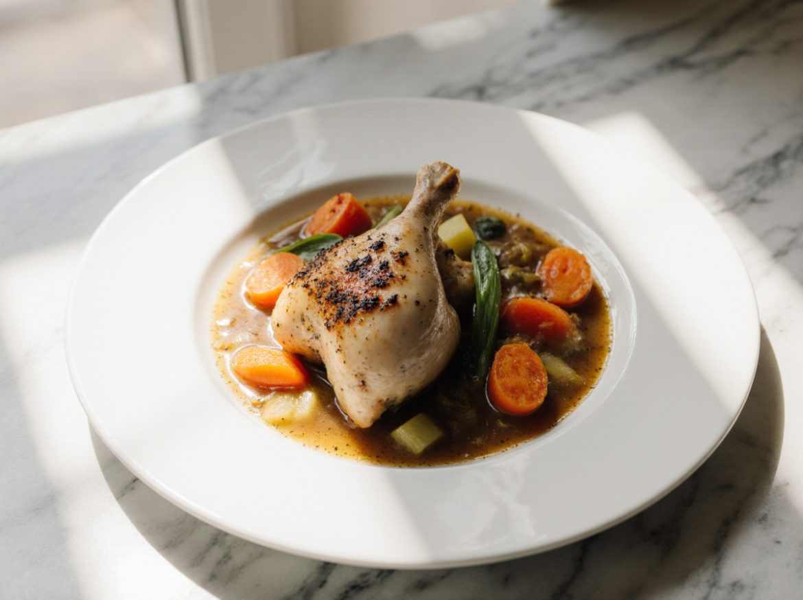 Poule au pot au Cookeo, savoureuse et réconfortante