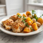 Poulet aux pommes de terre et navets au Cookeo, savoureux et réconfortant