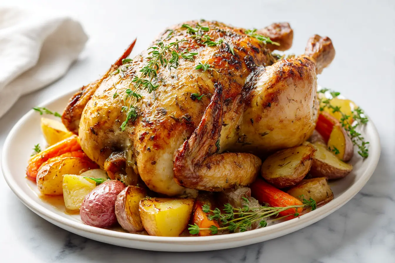 Poulet entier au Cookeo - liste des ingrédients