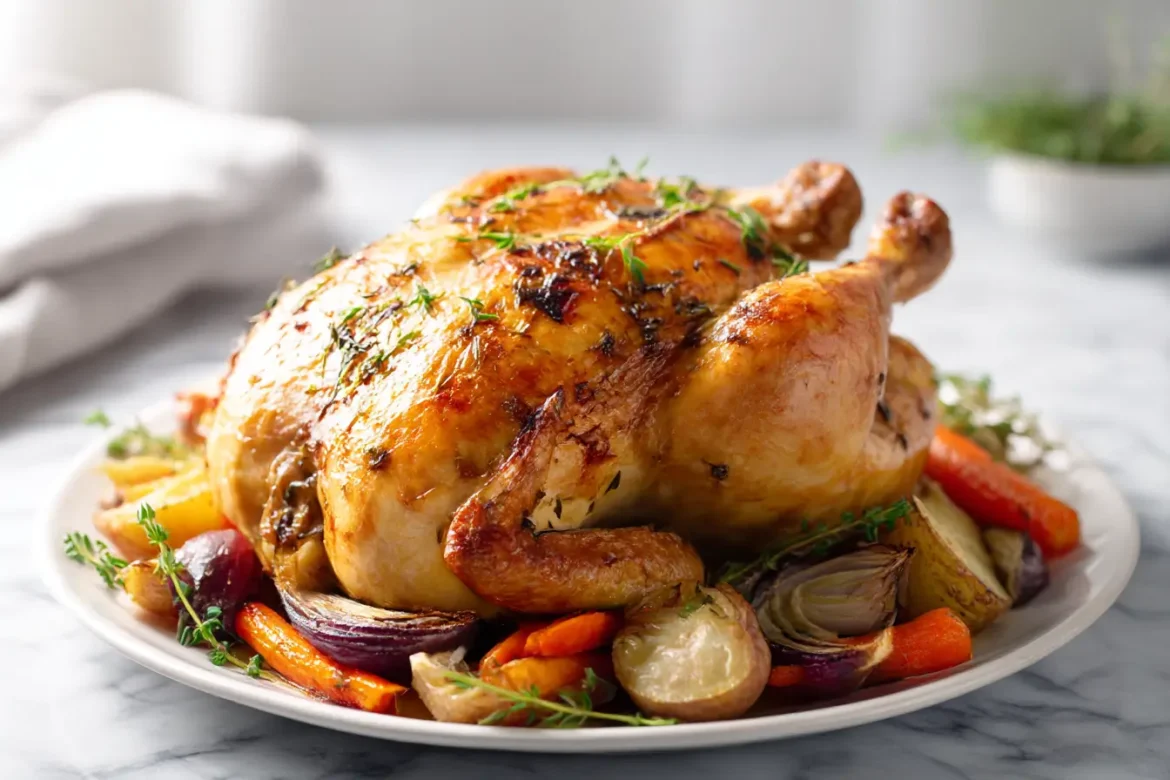 Poulet entier au Cookeo, juteux et savoureux