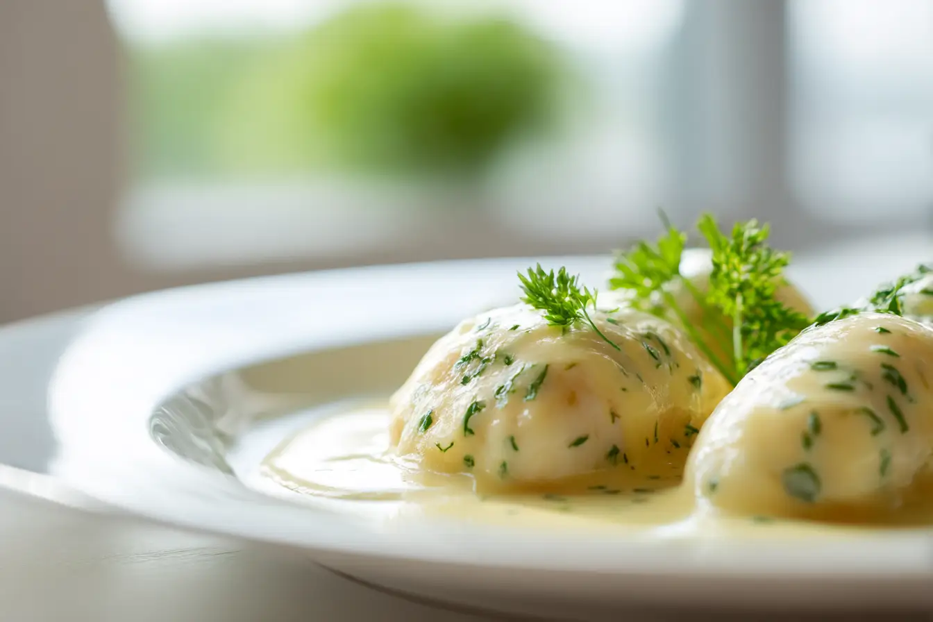 Quenelles de brochet sauce Nantua au Cookeo - liste des ingrédients