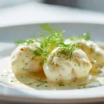Quenelles de brochet sauce Nantua préparées au Cookeo, délicieuses et généreuses.