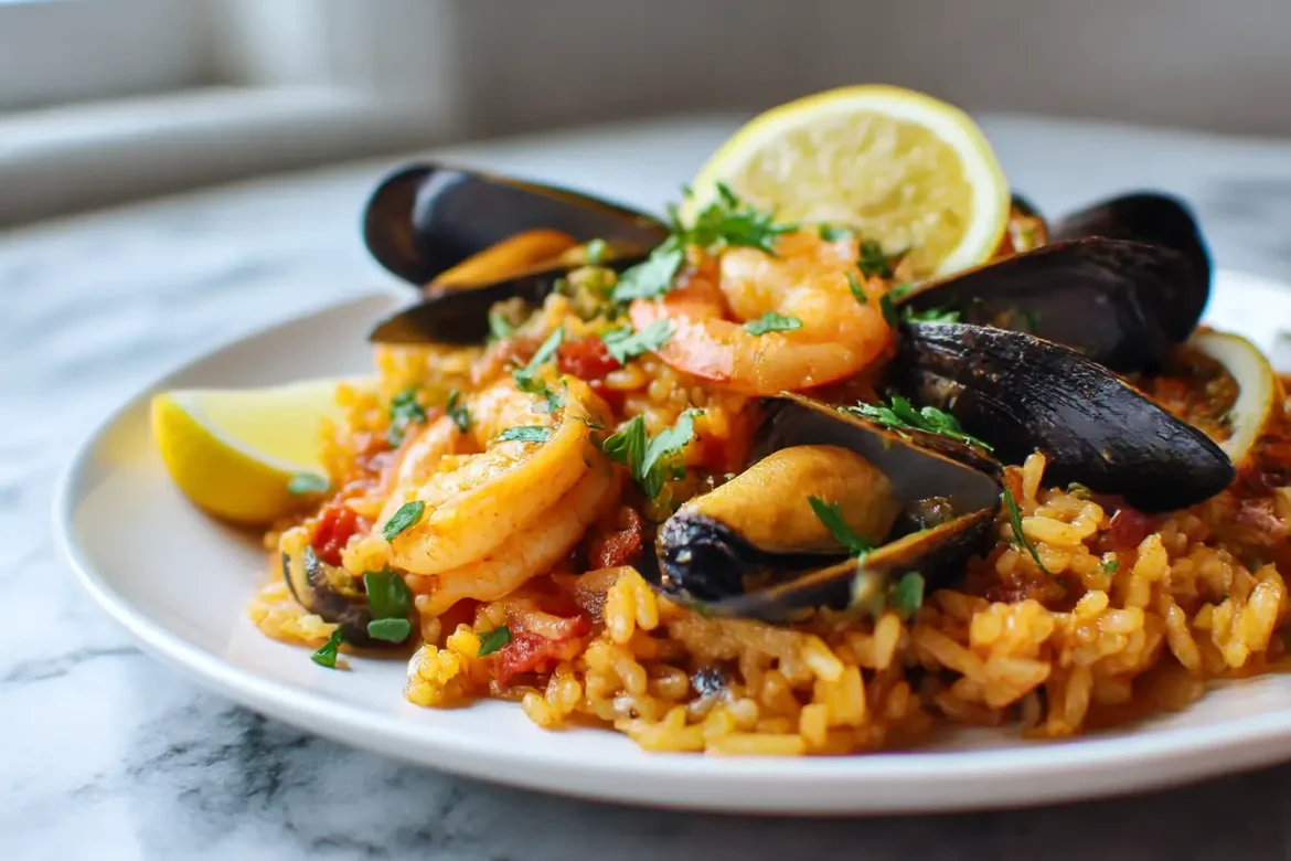Riz aux fruits de mer au Cookeo, savoureux et coloré