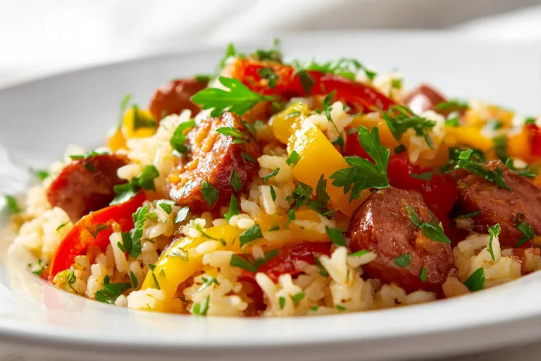 Un délicieux riz chorizo au Cookeo, coloré et savoureux.