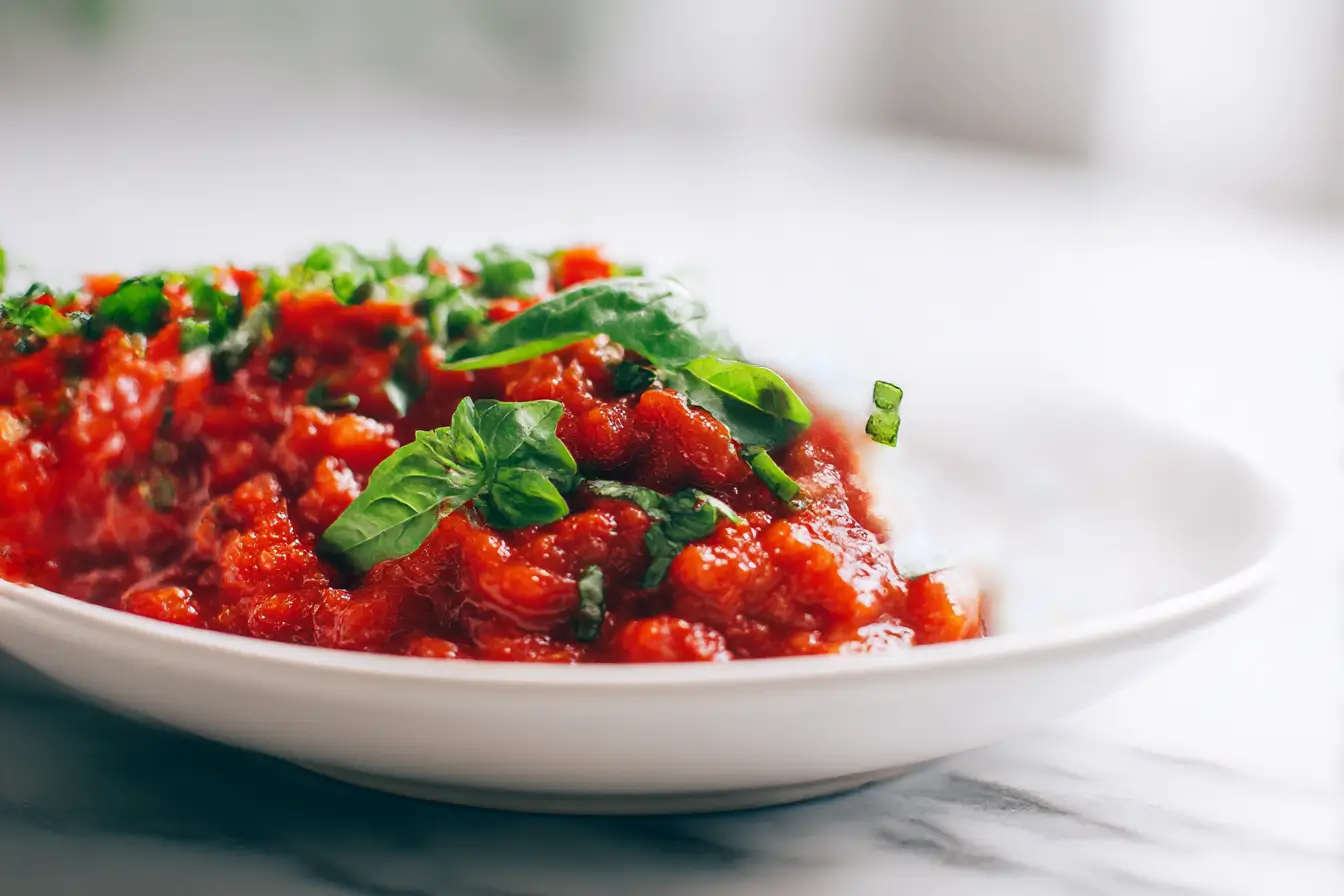 Sauce tomate au Cookeo - liste des ingrédients