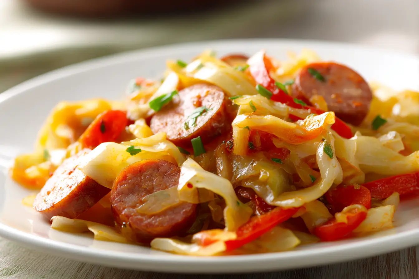 Saucisse au chou au Cookeo - liste des ingrédients