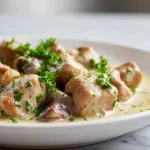 Sauté de porc au vin blanc en Cookeo, tendre et savoureux